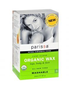 Parissa Hair Removal Wax - Organic - Cane Sugar - 8 oz