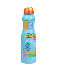 Kiss My Face Sunscreen - Mineral - Continuous Spray - Kids Defense - SPF 30 - 6 oz