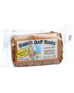 Bobo's Oat Bars - All Natural - Gluten Free - Maple Pecan - 3 oz Bars - Case of 12