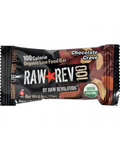 Raw Revolution Bar - Organic Chocolate and Cashew - Case of 20 - .8 oz