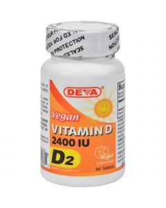 Deva Vegan Vitamins Deva Vegan Vitamin D - 2400 IU - 90 Tablets