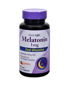 Natrol Fast Dissolving Melatonin - 1 mg - 90 tabs