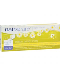 Natracare Ultra Thin Organic Cotton Panty Liners - 22 Pack