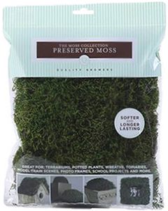 Quality Growers Preserved Sheet Moss 112.5 Cubic Inches-