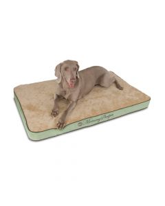 Memory Sleeper Pet Bed - K&H Pet Products Memory Foam Cozy Sofa Pet Bed Medium White Chocolate 33" x 24" x 9"