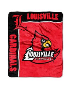 The Northwest Company Louisville "School Spirit" 50"x60" Raschel Throw (College) - Louisville "School Spirit" 50"x60" Raschel Throw (College)