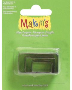 Makin's USA Makin's Clay Cutters 3/Pkg-Rectangle
