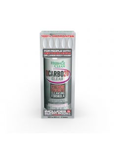 Herbal Clean Qcarbo Clear Cran Raspberry - 20 fl oz