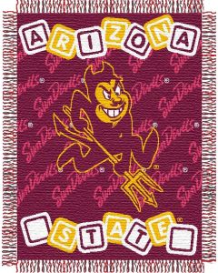 The Northwest Company Arizona State  baby 36"x 46" Triple Woven Jacquard Throw (College) - Arizona State  baby 36"x 46" Triple Woven Jacquard Throw (College)