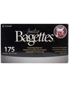 Cousin Bagettes Heavy-Duty Reclosable Bags 175/Pkg-4"X6" Clear
