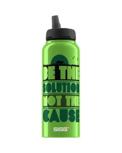 Sigg Water Bottle - Cuipo Be The Solution Not The Cause - 1 Liter