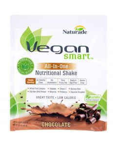 Naturade VeganSmart All-In-One Nutritional Shake - Chocolate - 1.62 oz - Case of 12