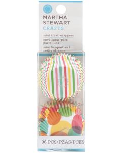Martha Stewart Modern Festive Mini Treat Wrappers 96/Pkg-