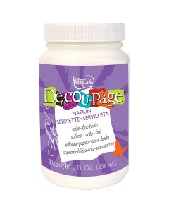 Deco Art Americana Decou-Page Glue Widemouth Jar-8oz Napkin