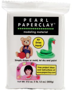 Creative Paperclay Pearl Paperclay 16oz-White
