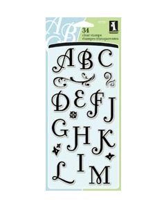 Inkadinkado Clear Stamps 4"X8"-Coffee House Alphabet