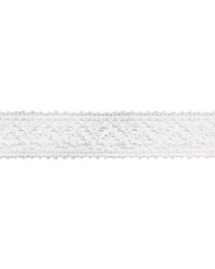 May Arts Crocheted Thread Ribbon 1-1/2"X15yd-White