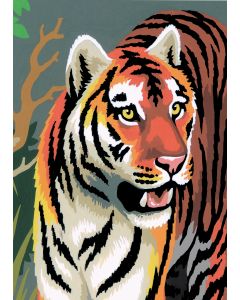 Royal Brush Mini Paint By Number Kit 5"X7"-Tigers - Junior