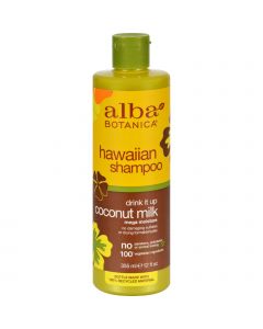 Alba Botanica Natural Hawaiian Shampoo Drink It Up Coconut Milk - 12 fl oz