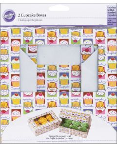 Wilton Cupcake Boxes-6 Cavity Cupcake Heaven 2/Pkg