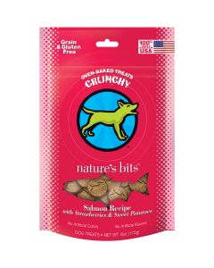 MultiPet Nature's Bits Dog Treats 6oz-Salmon Crunchy