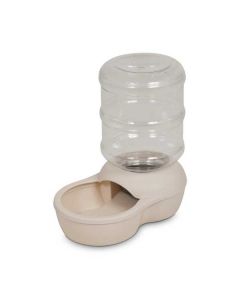 Petmate Le Bistro Waterer Small Bleached Linen 5.7" x 9.5" x 9.7"