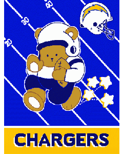 The Northwest Company Chargers baby 36"x 46" Triple Woven Jacquard Throw (NFL) - Chargers baby 36"x 46" Triple Woven Jacquard Throw (NFL)