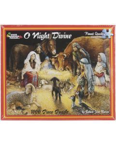 White Mountain Puzzles Jigsaw Puzzle 1000 Pieces 24"X30"-O Night Divine