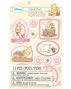 EK Success Disney Dimensional Stickers-Classic Pooh Girl