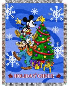 The Northwest Company Mickey Spread Cheer 051 Entertainment 48x60 Tapestry Throw