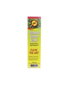 Neem Aura Naturals Outdoor Citronella Sticks - 10 count - Case of 18