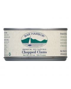 Bar Harbor Chopped Clams - Case of 12 - 6.5 oz.