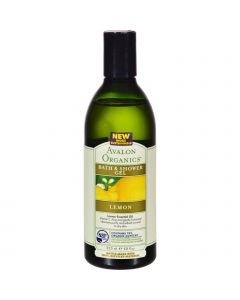Avalon Organics Bath and Shower Gel Lemon - 12 fl oz