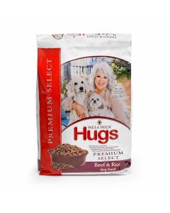 Hugs Pet Products Paula Dean Premium Select Dog Food Beef and Rice 12 lbs. 20.5" x 14.25" x 3"