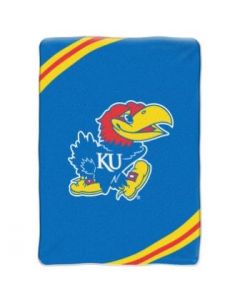 The Northwest Company KANSAS  "Force" 60"80" Raschel Throw (College) - KANSAS  "Force" 60"80" Raschel Throw (College)