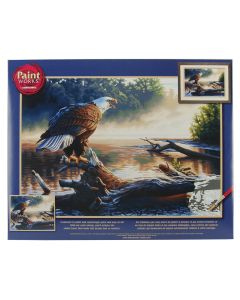 Dimensions Paint Works Paint By Number Kit 20"X14"-Eagle Hunter