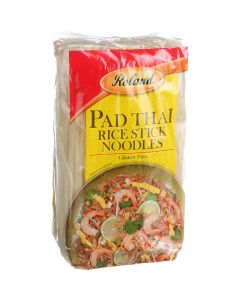 Roland Products Noodles - Rice Stick - Pad Thai - 14 oz (Pack of 3) - Roland Products Noodles - Rice Stick - Pad Thai - 14 oz (Pack of 3)