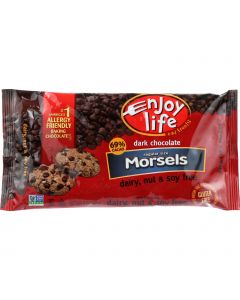 Enjoy Life Baking Chocolate - Morsels - Dark Chocolate - 9 oz - case of 12