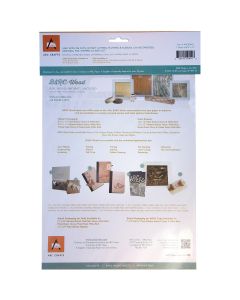 Arc Crafts BARC Wood Sheet W/Paper Backing 8.5"X11"-White Birch