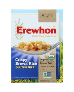 Erewhon Cereal - Organic - Crispy Brown Rice - Gluten Free - 10 oz - case of 12