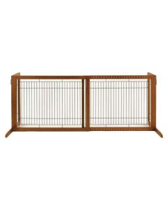 Richell Freestanding Pet Gate HL Autumn Matte 39.4" - 70.9" x 23.6" x 27.6"