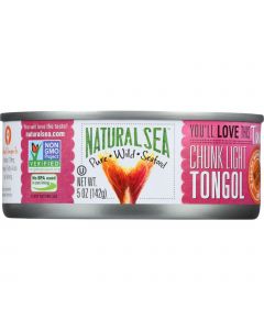 Natural Sea Tuna - Tongol - Chunk Light - No Salt Added - 5 oz - case of 12