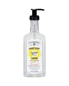 J.R. Watkins Liquid Hand Soap Lemon - 11 fl oz - Case of 6