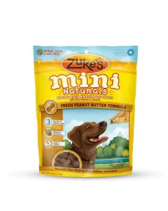Zuke's Mini Naturals Moist Miniature Treat for Dogs Peanut Butter 6 oz.