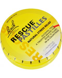 Bach Flower Remedies Rescue Remedy Pastilles Orange Elderflower - 1.7 oz - Case of 12