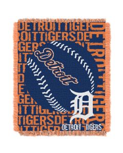 The Northwest Company Tigers  48x60 Triple Woven Jacquard Throw - Double Play Series
