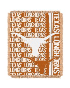 The Northwest Company Texas College 48x60 Triple Woven Jacquard Throw - Double Play Series
