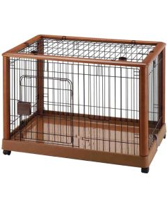 Richell Mobile Pet Pen 940 Medium Autumn Matte 36.8" x 24.2" x 26"