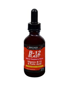 Bricker Labs Blast B12 Vitamin B12 and Folic Acid - 2 fl oz