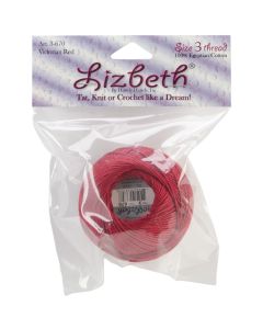 Handy Hands Lizbeth Cordonnet Cotton Size 3-Victorian Red